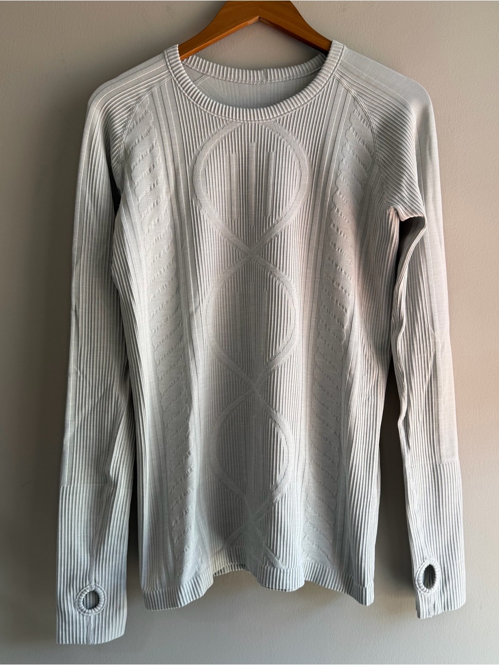 Lululemon Rest Less Pullover Heathered Silver Spoon
